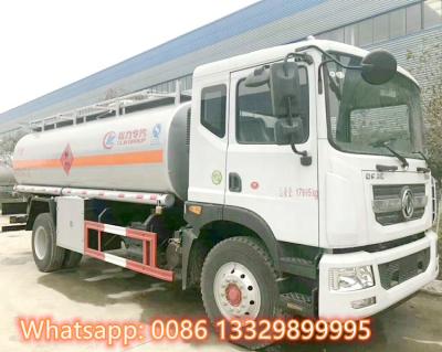 China New Design Dongfeng D9 diesel truck fuel tanks 4x2 10 m3 fuel tanker truck, mobile bulk oil tanker vehicle for sale for sale