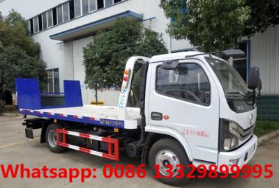 China HOT SALE! DONGFENG D6 130hp diesel 3T road block removal car for sale,Good price 3T street wrecker towing truck for sale for sale