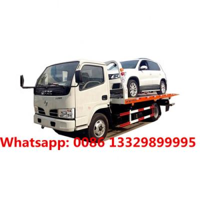 China HOT SALE! GOOD PRICE DONGFENG 4*2 RHD 3T flatbed wrecker towing truck, Street repair recovery removal vehicle for sale for sale