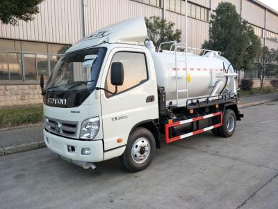 China Factory sale best price FOTON 4,000L sludge tanker vehicle, Customized diesel vacuum tanker car truck for sale for sale