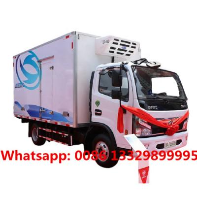 China new design good electric or hybrid refrigerated truck 4x2 5C thermo king electric or hybrid frozen refrigerated trucks for sale