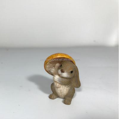 China Good Bunny Fairy Garden Miniatures Cake Topper Decoration For China Price for sale