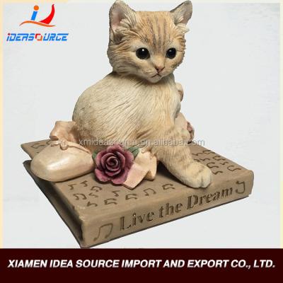 China Cat Resin Cat Ornaments Resin Polyresin Cat, Resin Cat Crafts for sale