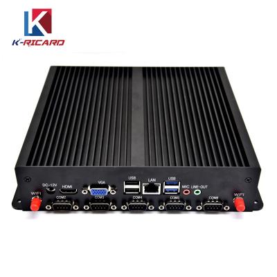 Китай Fanless Mini PC Intel i3 i5 6 LAN 211AT Gigabit Ethernet RS232 VGA USB 3.0 Industrial Firewall Router All-in Desktop продается