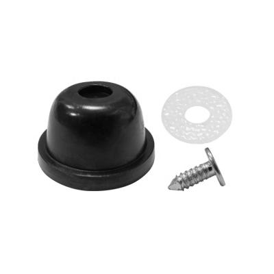 China Bottom Black Plastic Plastic Bag Stud With Seal Grommet Luggage Accessories for sale