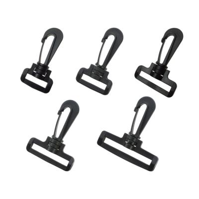 China Plastic Swivel Strap Snap Hook 20mm/25mm/32mm/38mm/50mm Bag Plastic Black for sale