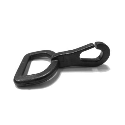 China Good Quality 15mm Plastic SnapHook Clip With D Ring Buckle For Garment And Outdoor Accessories for sale