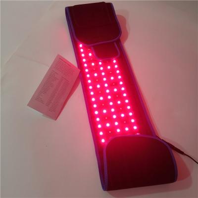 China Non-invasive Slim Body/Breathable Comfortable Fabric Waist Trimmer Pain Relief Led Light Therapy Wrap 850 Wavelength Led Infrared Red Light for sale