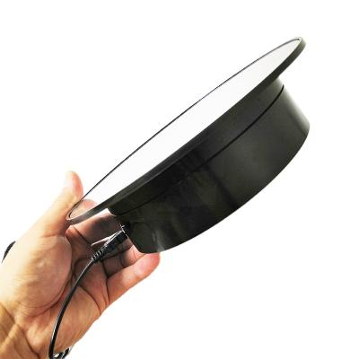 China SUNNY Top Black White Photo Shopping Mall Electric Turntable 20cm 360 Degree for Photography Studio for sale