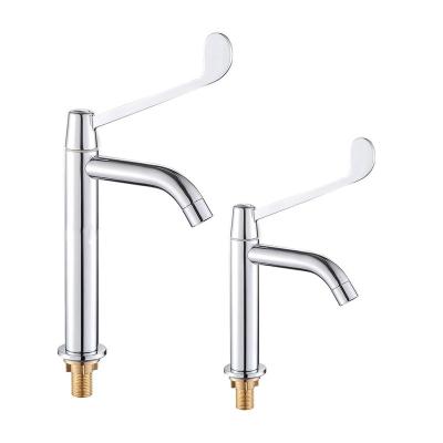 China New Style Metered Faucets Deck Mounted Hospital Basin Faucet Medical Faucet for sale