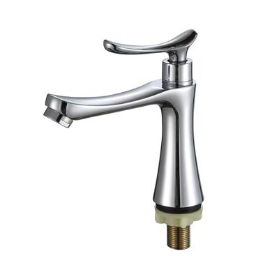 China Sense Faucets The New Design Single Core Cold Water Zinc Alloy Copper Faucet Lavatory Faucet for sale