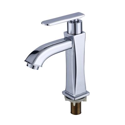 China high quality design electric cheap square zinc bathroom faucets single lever bathroom basin faucet for sale