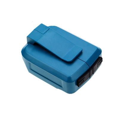 China dawupine USB Power Connector for Makitas 18V 14.4V Battery BL1830 BL1430 2Ah 3Ah 4.5Ah 5Ah 6Ah USB Charging Device Adapter ADP05 ADP05-blue for sale