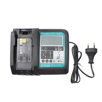 China dawupine DC18RC 3A Li-ion Battery Charger Charging LCD Current Current-Voltage Display For Makitas14.4V 18V BL1830 Bl1430 DC18RF DC18RC for sale