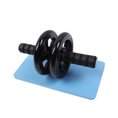 China Hot sale cheap home use exercise ab roller wheels with knee pad for home gym fitness equipment for sale