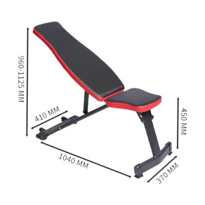 China 200KGS Commercial Professional Fitness Chair Multi Functional Push Up Dumbbell Stools Gym Supine Bench for sale