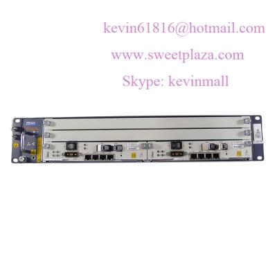 China Original FTTH System ZTE 19 inch ZXA10 C320 OLT Chassis, 2pcs SMXA/3 10G Uplink Panel without Pon Board for sale