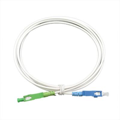 China Accelink 2 Meter White Fiber SC/UPC-SC/APC Jumper SC/UPC-SC/APC Connector Single Mode Patch Cord for sale