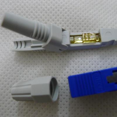 China FTTH Field FTTH Assemble Optical Singlemode Connector, SC-UPC-30 / In Door Connector From Korea, Teledori for sale