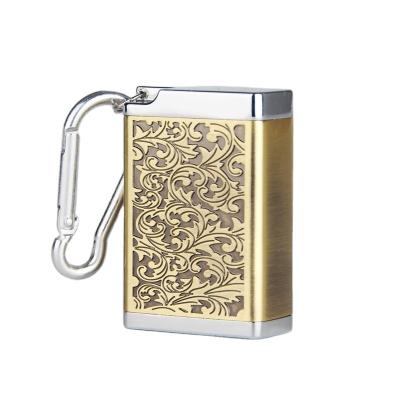 China Morden Factory Outlet Low Price Metal Portable Ashtray With Key Chain Carry Car Ashtray Clean Eco-Friendly for sale