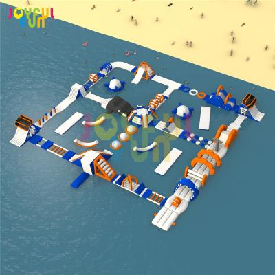 China 3-4 Years Best Selling Inflatable Water Park Used Large Inflatable Floating Water Park For Sale for sale