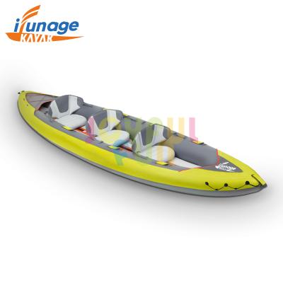 China 3-4 Years Old JOYFUL FUN Outdoor Kayak Fishing Inflatable Boat Custom Inflatable Kayak for sale