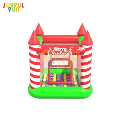 China 4-5 Years Factory Direct New Design Christmas Castles PVC Inflatable Toy for sale