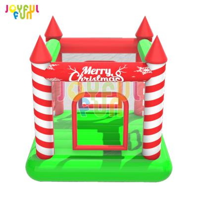 China 4-5 Years Old Christmas Inflatable Bounce Merry Fun Customized Design Castles PVC Kids for sale