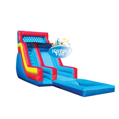 China 3-5 Years New Design Giant Inflatable Water Slide Inflatable Popular Wet Slide Giant Inflatable Slide With Pool for sale