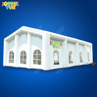 China Merry Hot White Inflatable Tent Grand Prix Inflatable Party Fun Event Tent for sale