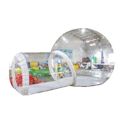 China High Quality Used Clear Outdoor Joyful Fun Commercial Bubble Hotel Inflatable Tent for sale