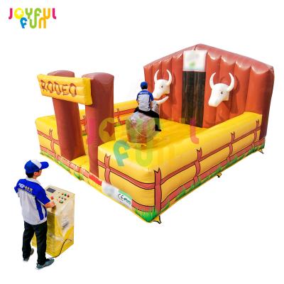 China Dry; Inflatable mechanical rodeo amusement bull ride games price indoor/outdoor merry commercial horse machine for sale for sale