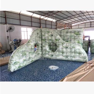 China 2016 PVC Digital Printing Inflatable Air Bunker Obstacle Highly Used Pain Ball Bunker For CS Game With Good Price For Sale for sale