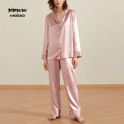 China DIDIBUBU QUICK DRY Customized New Design Homefit Textile Pajamas Women Sleepwear Satin Like Feelings Natural Washable Silk for sale