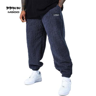 China DIDIBUBU MGOO Oversized Official Men's Anti-Wrinkle Men's Gym Fashion Jogger Pants Borg Joggers Joggers Pants Joggers for sale