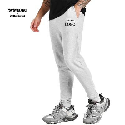 China Wholesale Custom Anti-Wrinkle DIDIBUBU MGOO Jogar Panties Mens Cotton Trotter Pants MAN Signature Embroidered Skinny Jogger for sale