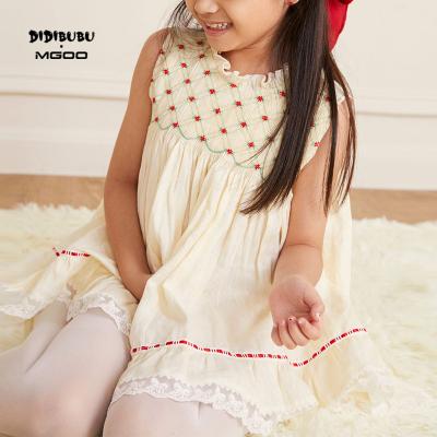 China DIDIBUBU Anti-wrinkle high quality kids wear ODM ODM girl casual dress shirt dress children girls dress babies floral for sale