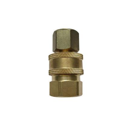 China 4000 PSI Car Wash Machine Equipment QD Brass Socket 3/8 F and M Plug Set for sale