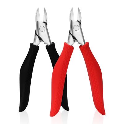 China Stainless Steel Sharp German Heavy Duty Toenail Nippers Inveterate Nail Cuticle Nippers Nail for sale