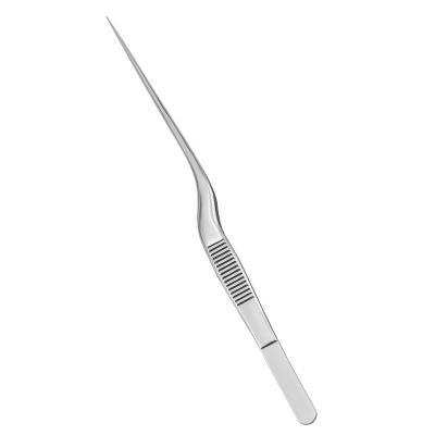 China Long 16cm Stainless Steel Needle Style Ear Wax Removal Tweezers Ear Pick Cleaning Tweezers for sale