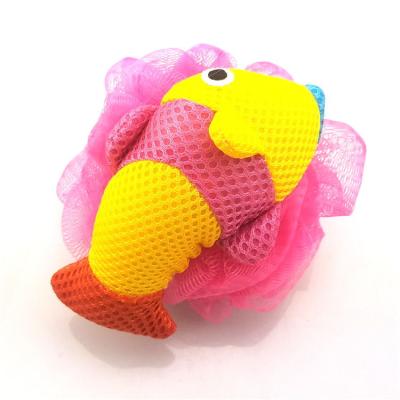 China EXFOLIATE Animal Body Bath Sponge Tool Mesh Bath Cleaning Ball for sale