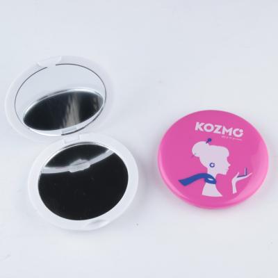 China 1x2X Pocket Cosmetic Mirror Magnifying Cosmetic Mirror for sale