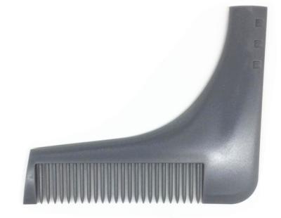 China Home Beard Beauty Styling Template Combing Tool Single Sided Beard Brush Comb Brush Comb for sale