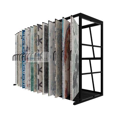 China Boya Customized OEM/ODM Carpet Display Rack Chinese Factory Cover Rack Carpet Display 3310*1500*2578 for sale