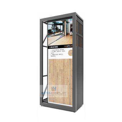 China Boya Steel Customized OEM/ODM Door Display Rack Factory Price Cheap Wooden Door Display Rack for sale