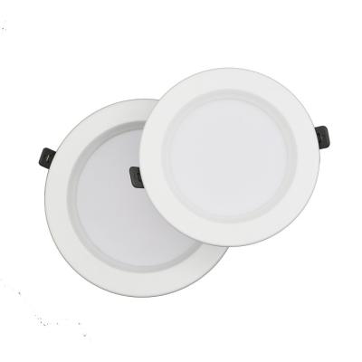 China Minimalist Foshan 24W Round White Anti-glare SMD LED Downlight Ceiling Lamp for sale