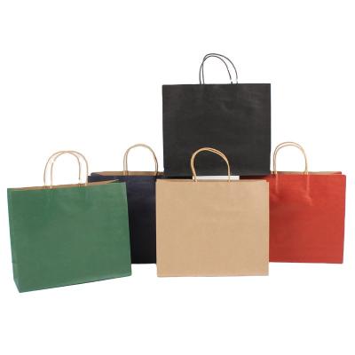 China Quality Guaranteed Hot Selling Recyclable and Biodegradable Custom Logo Paper Packaging Bag Garment Shopping Bag Kraft Paper Bag for sale