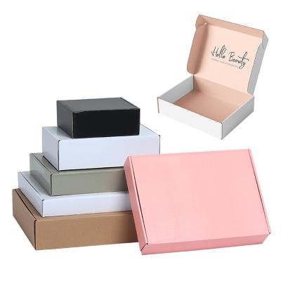 China Recyclable Custom Logo Packaging Box Large Cardboard Cardboard Mailer Box Clothing Corrugated Packaging Paper Shipping Boxes for sale