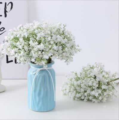 China High Quality Real Touch Nature Wholesale Artificial Flower PU Babysbreath Decorations For Home Wedding for sale