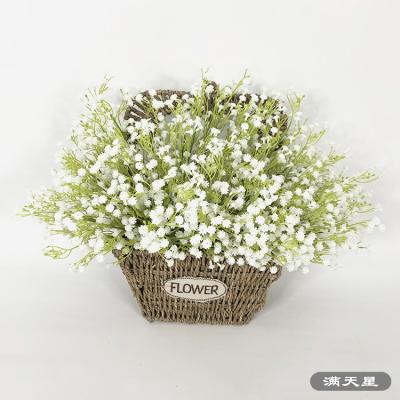 China Real Touch Nature Artificial Silk Gypsophila Paniculata Flower Babysbreath Home Decor for sale